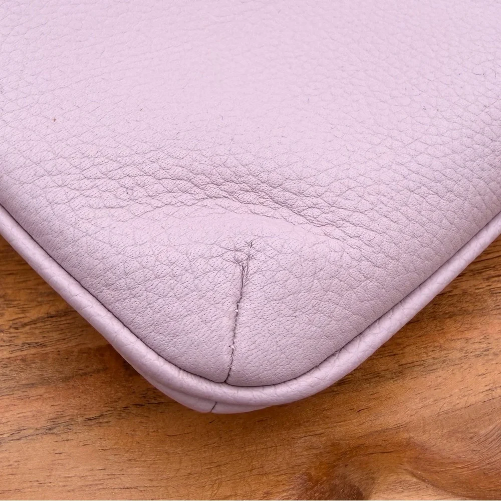 Coach Polly Crossbody Orchid Pink Crossgrain Leather Unused NWOT